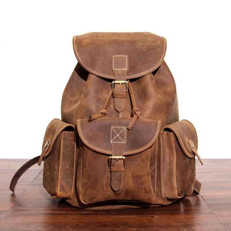 The Asmund Backpack | Genuine Leather Rucksack - Renee Lane Company