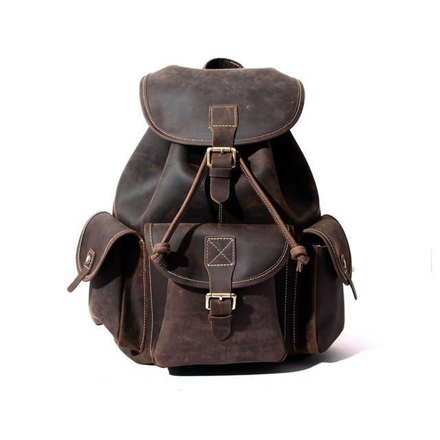 The Asmund Backpack | Genuine Leather Rucksack - Renee Lane Company