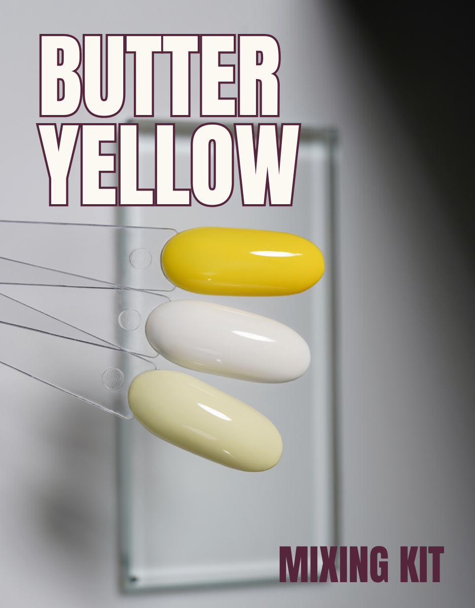 The Attain Butter Yellow Kit | Mix Your Own Gel Polish Colors - Renee Lane Company