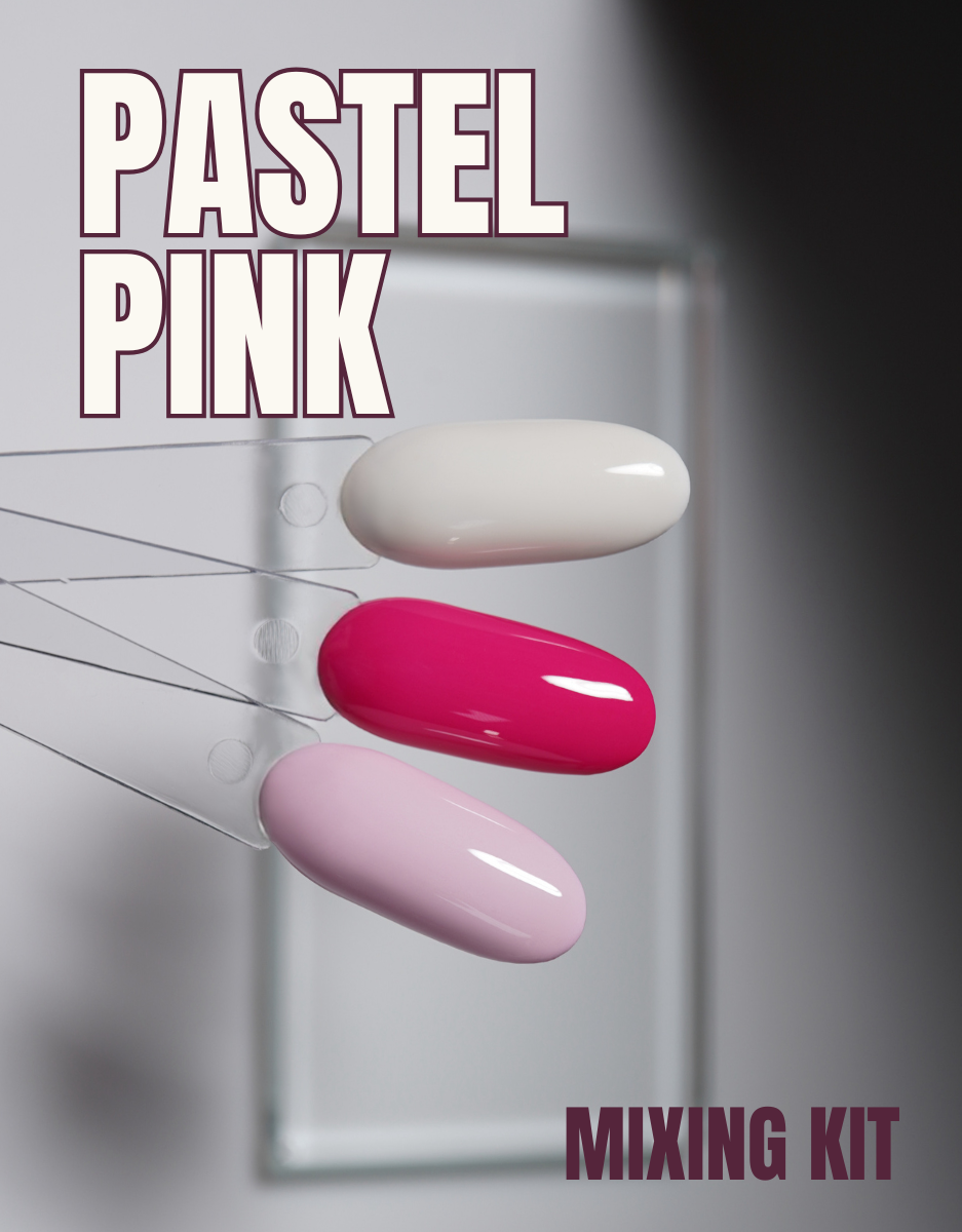 The Attain Pastel Pink Kit | Mix Your Own Gel Polish Colors - Renee Lane Company