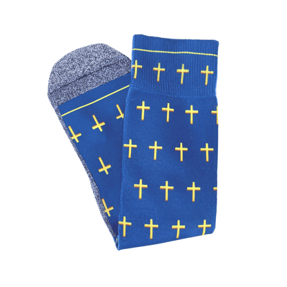 The Blue and Gold Crosses - Renee Lane Company