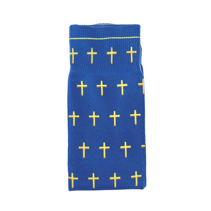 The Blue and Gold Crosses - Renee Lane Company