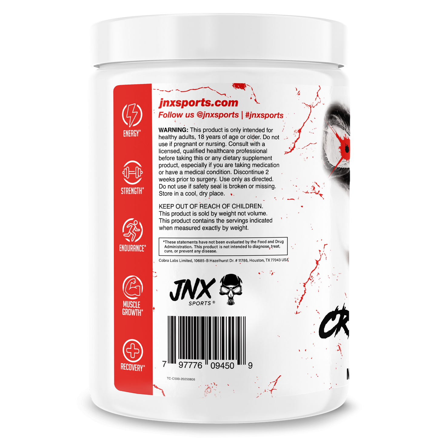 The Curse! Creatine Monohydrate - Renee Lane Company