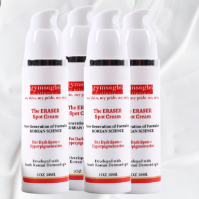 Dark spot corrector spot cream bottles, 4-pack