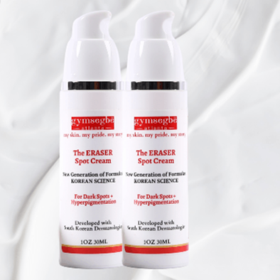 Dark spot corrector spot cream bottles, 2-pack