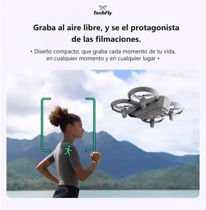 The GT3 mini drone is equipped with an adjustable HD camera (180°), real-time FPV, automatic obstacle avoidance, propeller protection suitable for children, mobile app control, and one-key takeoff/lan - Renee Lane Company