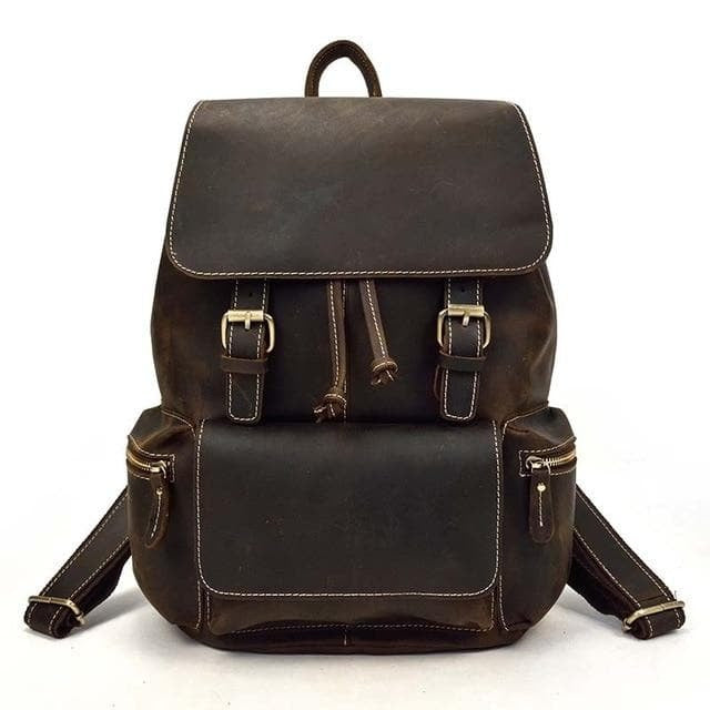 The Hagen Backpack | Vintage Leather Backpack - Renee Lane Company