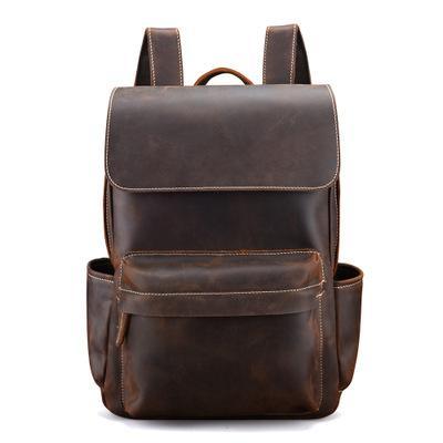 The Helka Backpack | Genuine Vintage Leather Backpack - Renee Lane Company