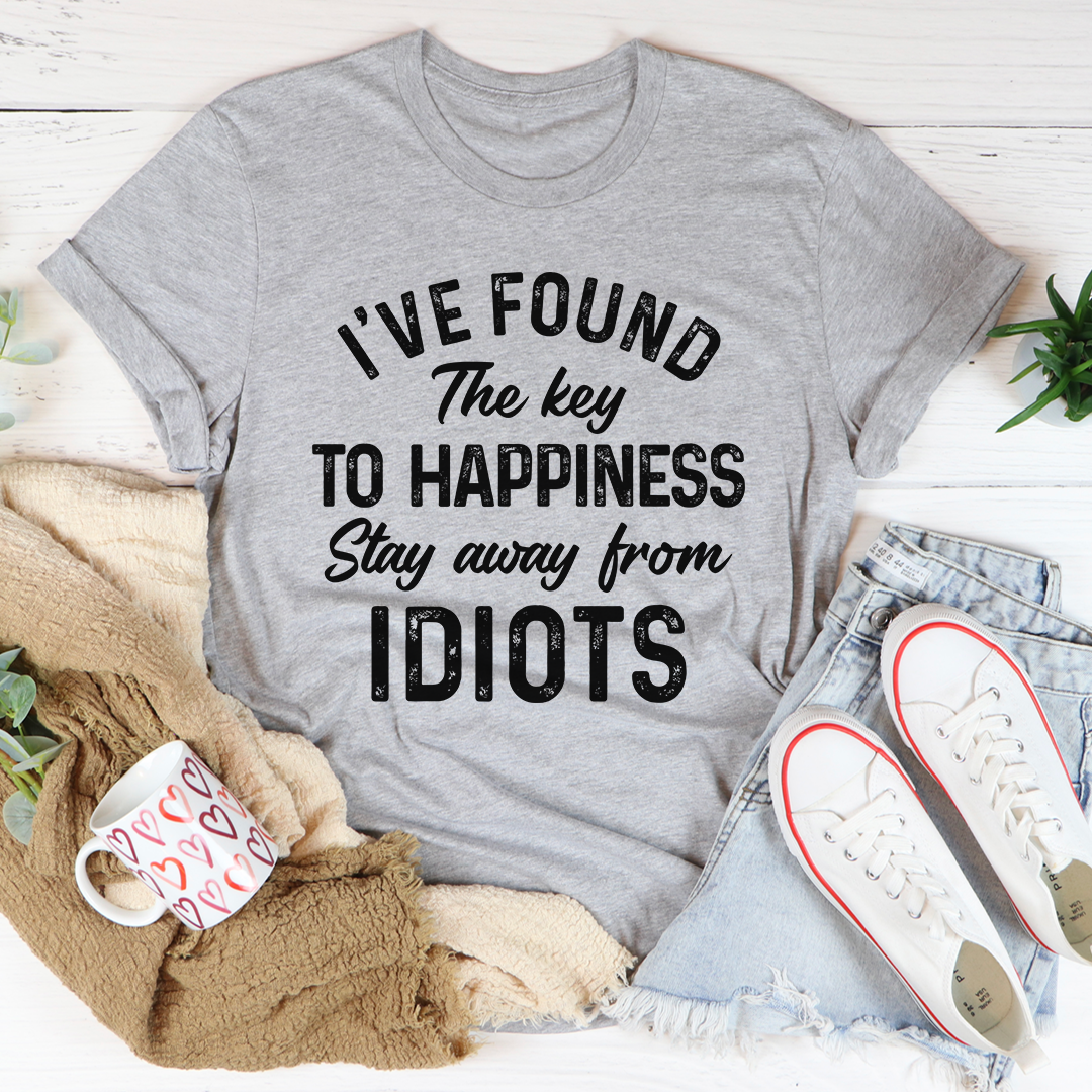 The Key To Happiness T-Shirt - Renee Lane Company