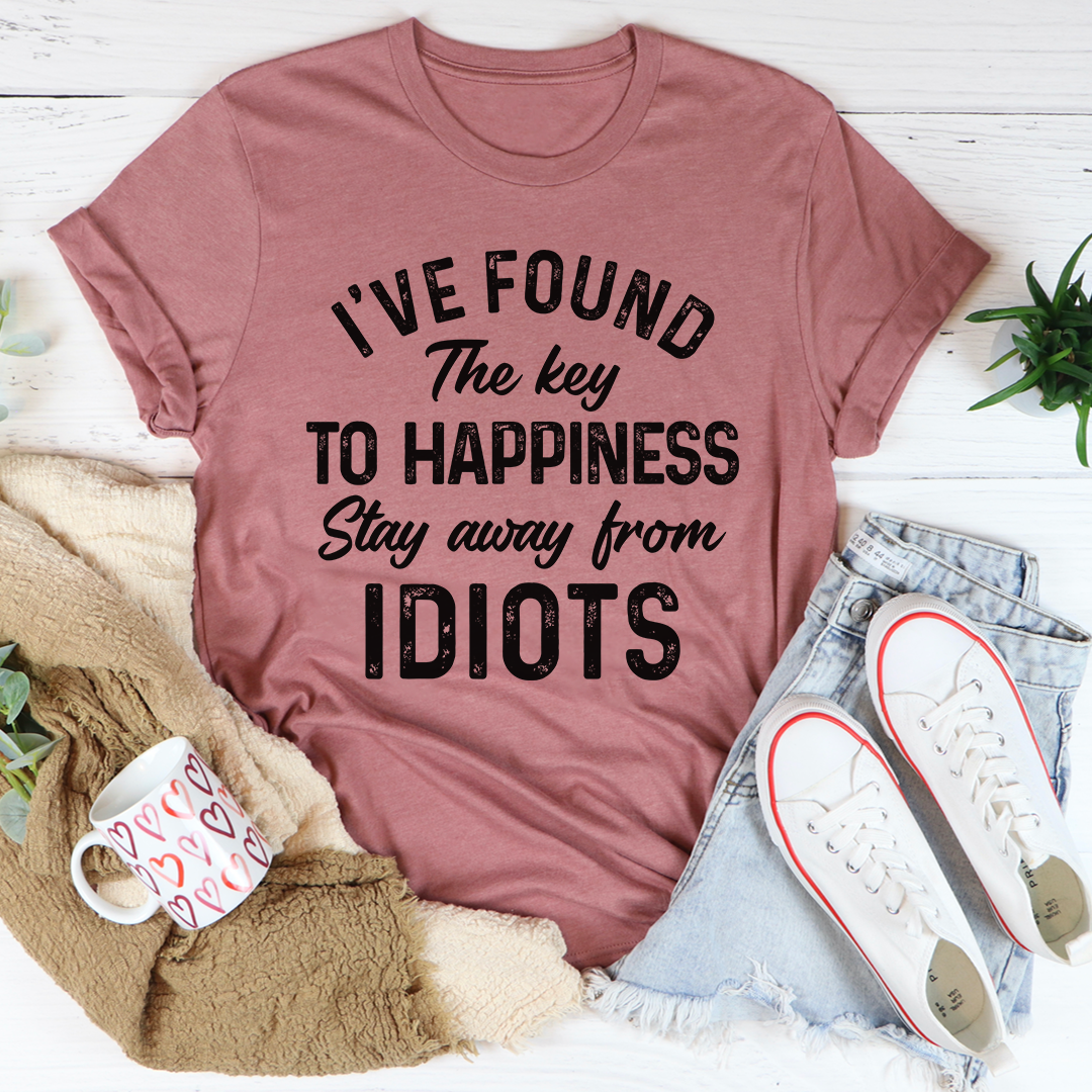 The Key To Happiness T-Shirt - Renee Lane Company
