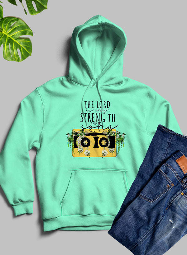The Lord Is My Strength And My Song Hoodie - Renee Lane Company