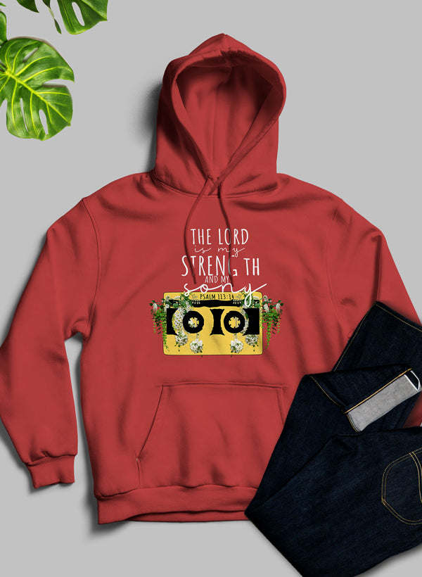 The Lord Is My Strength And My Song Hoodie - Renee Lane Company