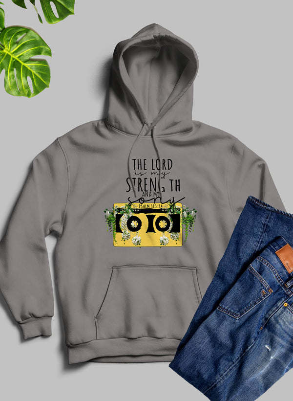 The Lord Is My Strength And My Song Hoodie - Renee Lane Company