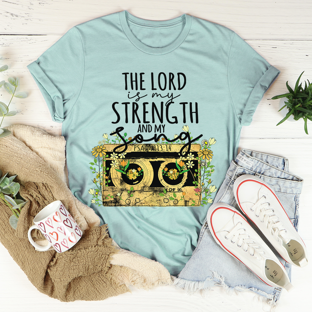 The Lord Is My Strength And My Song T-Shirt - Renee Lane Company