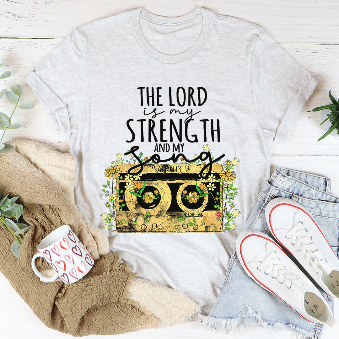 The Lord Is My Strength And My Song T-Shirt - Renee Lane Company