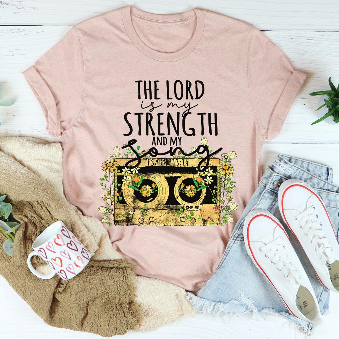 The Lord Is My Strength And My Song T-Shirt - Renee Lane Company