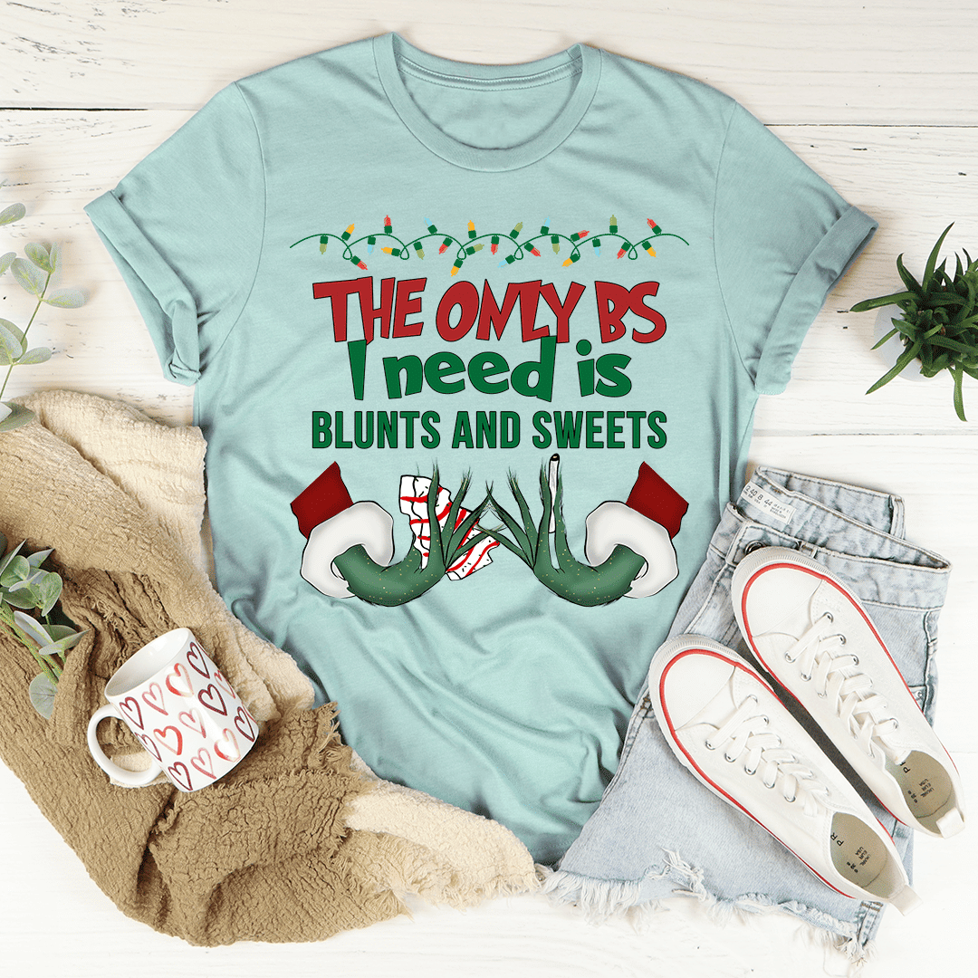 The Only BS I Need Christmas T-Shirt - Renee Lane Company