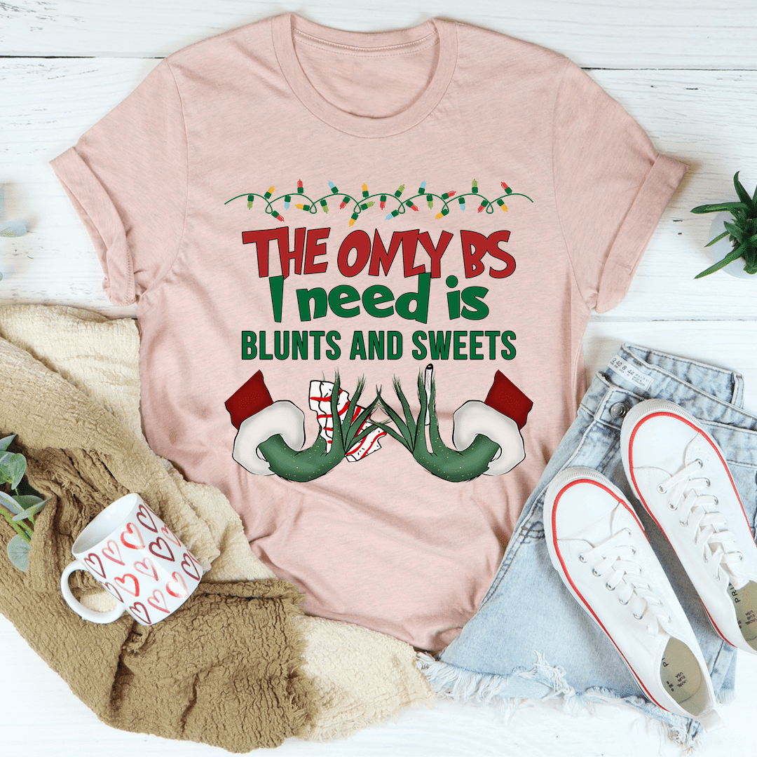 The Only BS I Need Christmas T-Shirt - Renee Lane Company