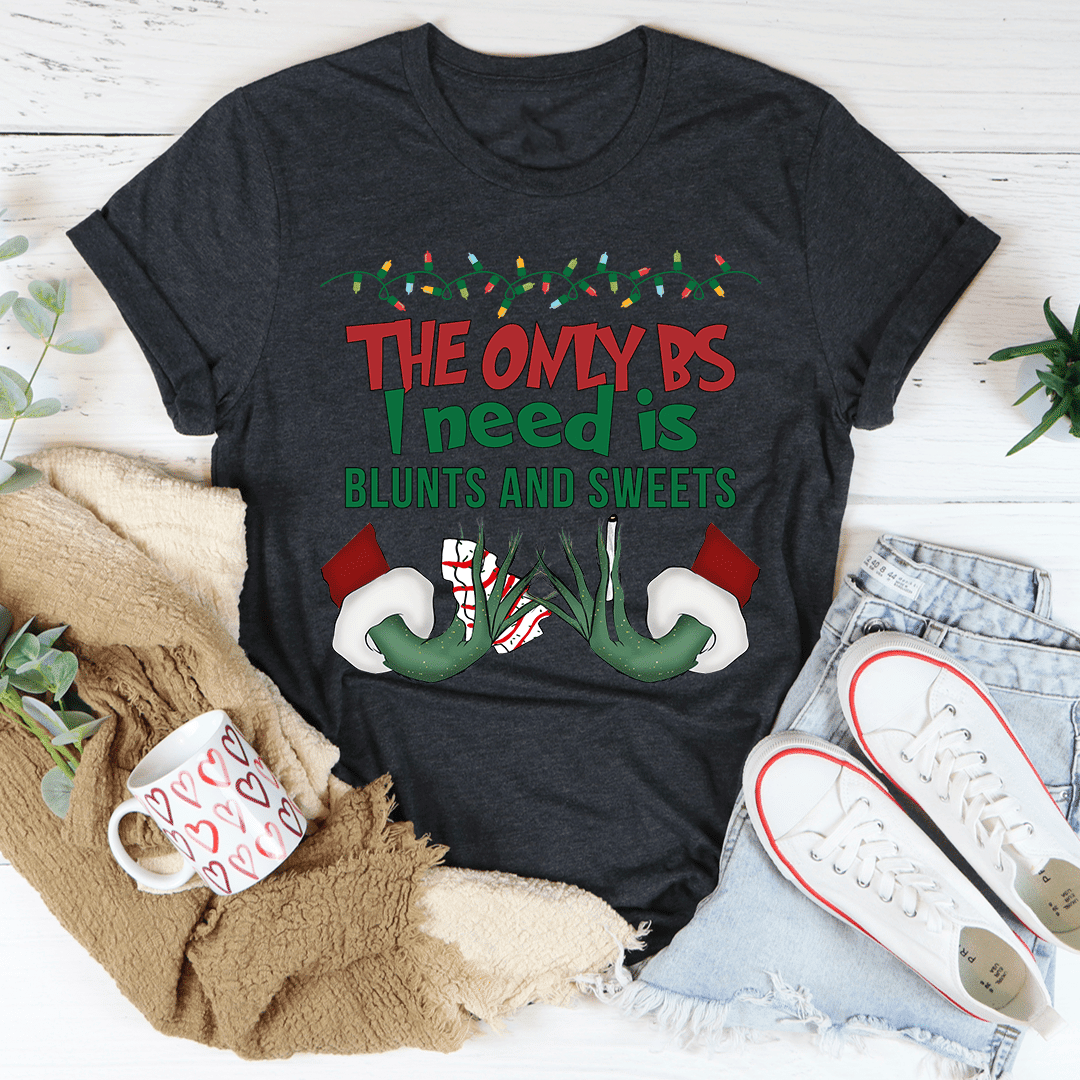 The Only BS I Need Christmas T-Shirt - Renee Lane Company
