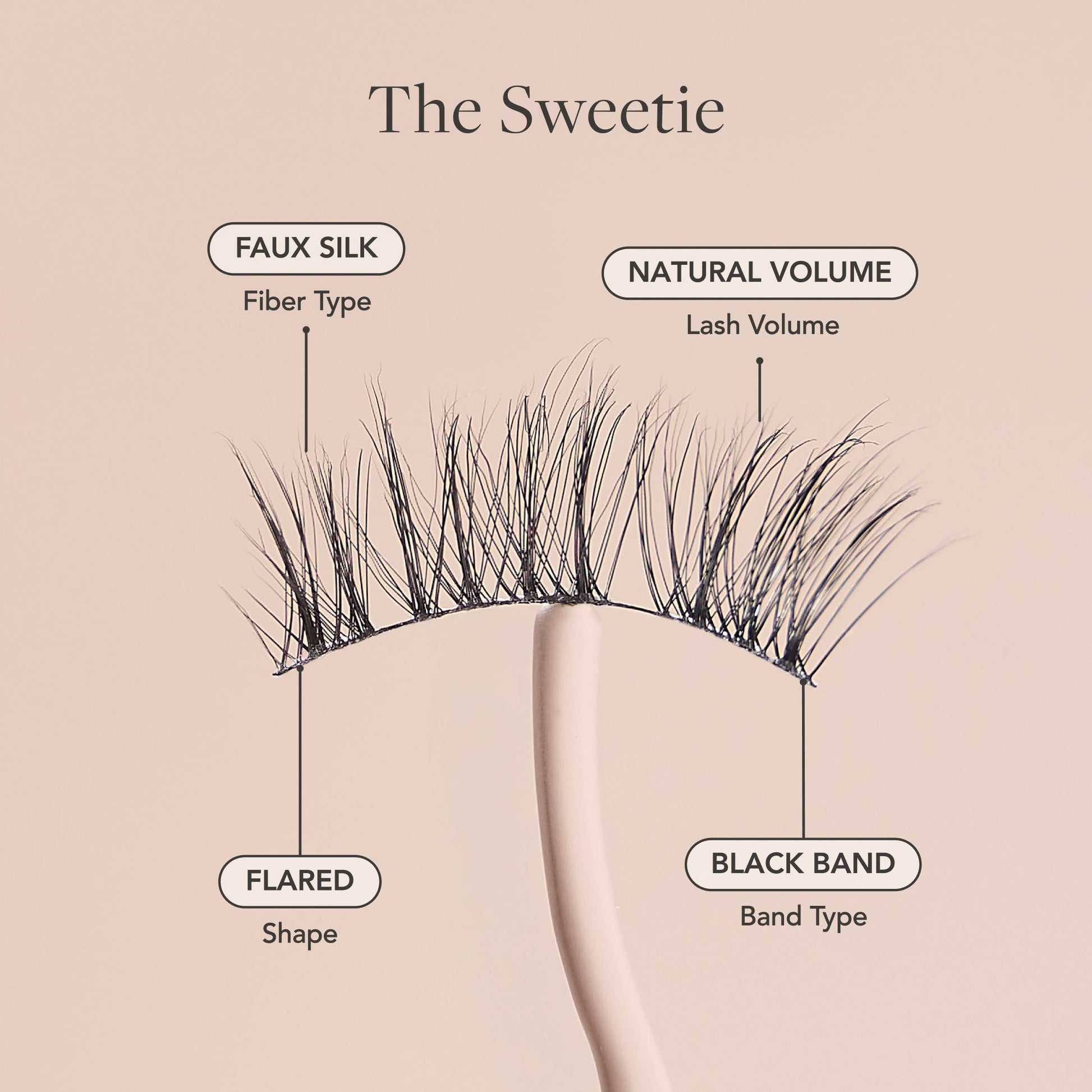 The Sweetie Natural Volume Half Lash - Effortless Elegance Redefined - Renee Lane Company