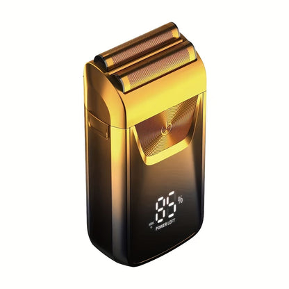 The Ultimate Men's Hair Trimmer: Reciprocating Double Mesh Razor for Bald Head Shaving & Outdoor Use - Renee Lane Company