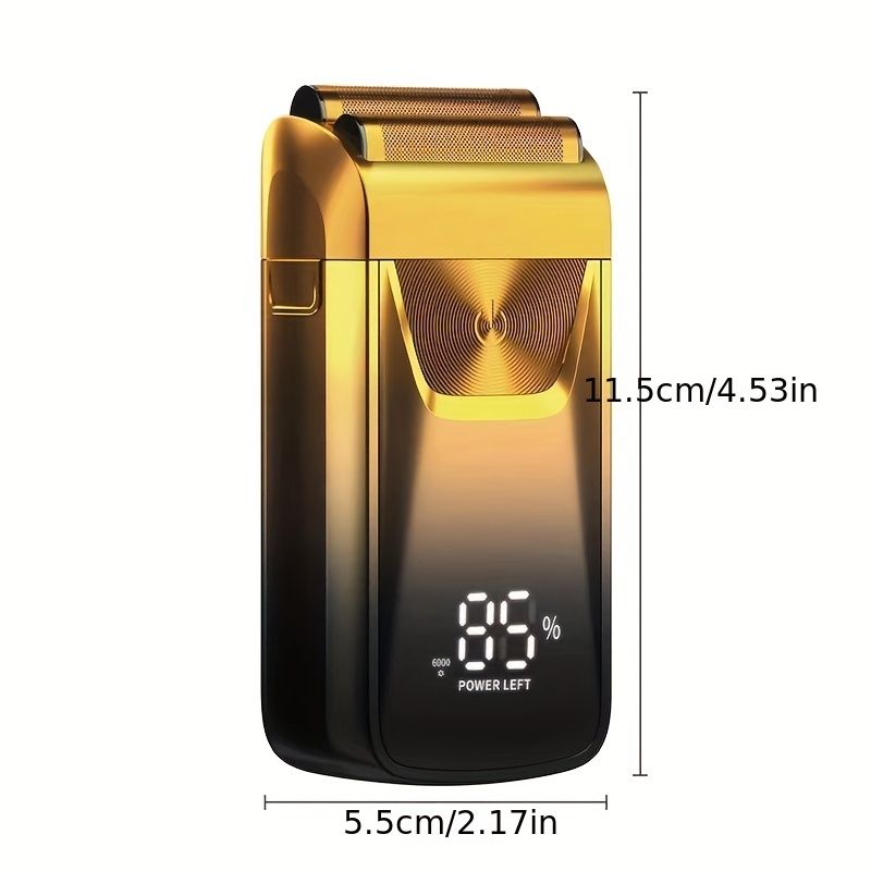 The Ultimate Men's Hair Trimmer: Reciprocating Double Mesh Razor for Bald Head Shaving & Outdoor Use - Renee Lane Company
