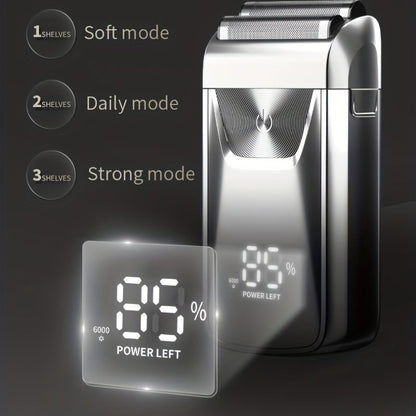 The Ultimate Men's Hair Trimmer: Reciprocating Double Mesh Razor for Bald Head Shaving & Outdoor Use - Renee Lane Company