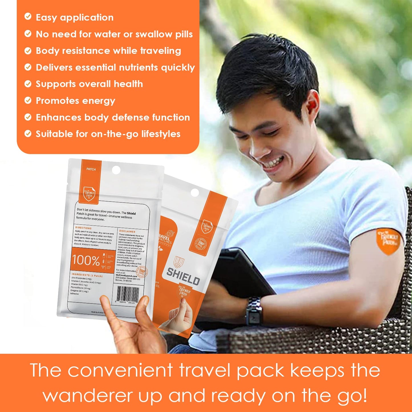 Shield Wellness: 12-Hour High-Potency Immunity Patches - 8 Pack - Renee Lane Company