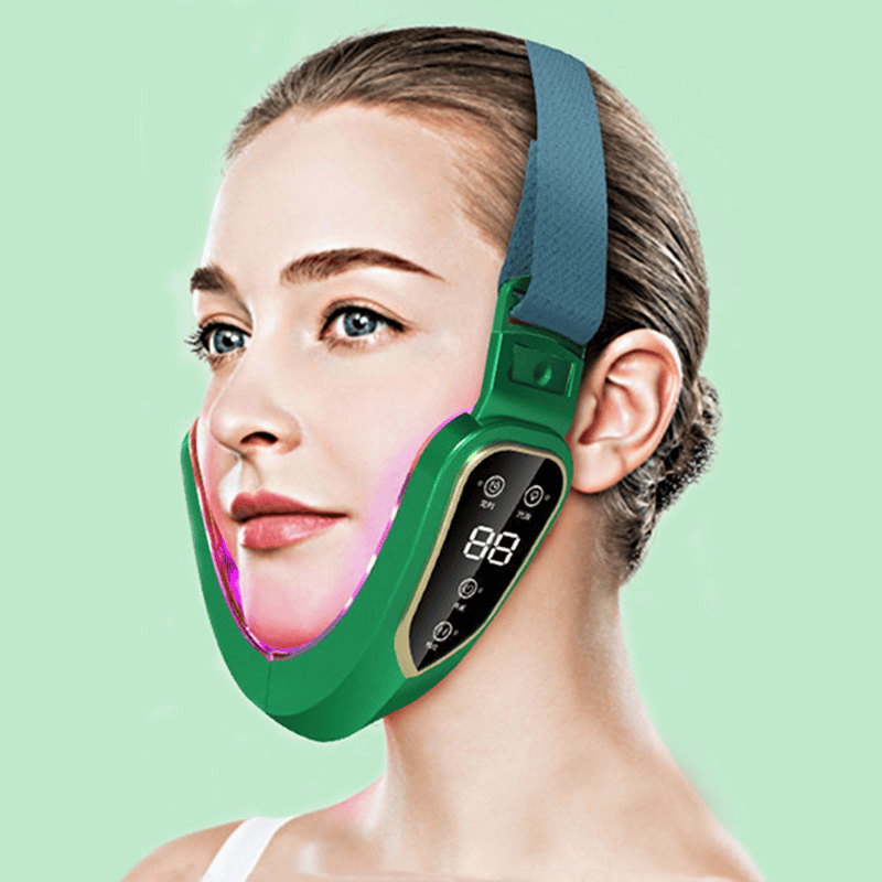 Tighten and Lift Your Face Instantly with the LED Photon Care Vibration Massager! - Renee Lane Company