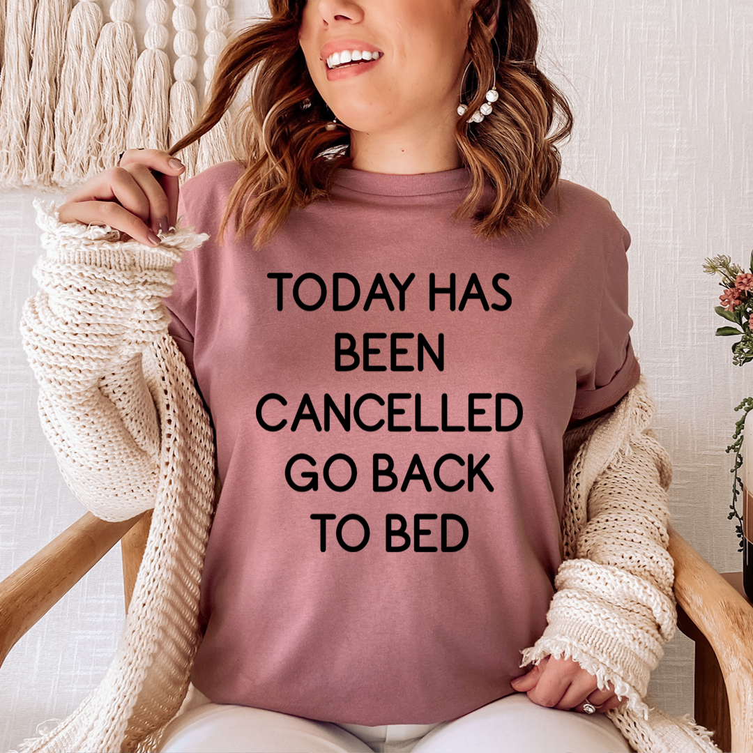Today Has Ben Cancelled T-Shirt - Renee Lane Company