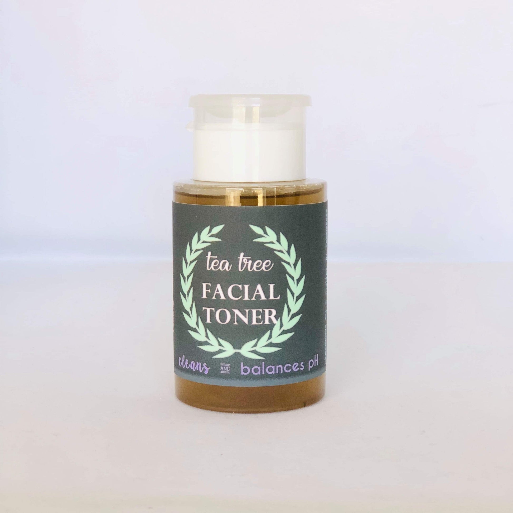 Toner | Organic Tea Tree Apple Cider Vinegar Facial Toner for Acne prone skin | Combination Oily skin | All Natural | Pump top Toner 6 oz - Renee Lane Company