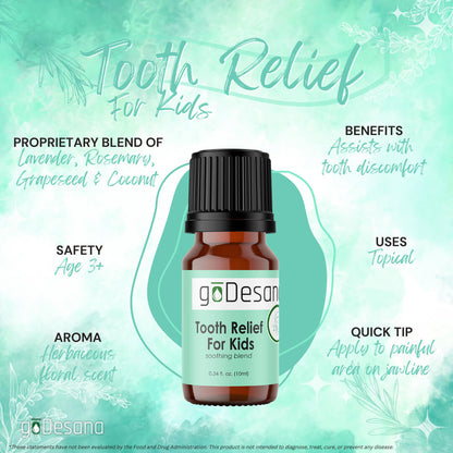 Tooth Relief Essential Oil - Renee Lane Company