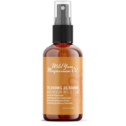 Topical Magnesium Oils - Magnesium, Pain, Sleep, and Wild Yam | 75,000 mg | 4 oz Bottles - Renee Lane Company