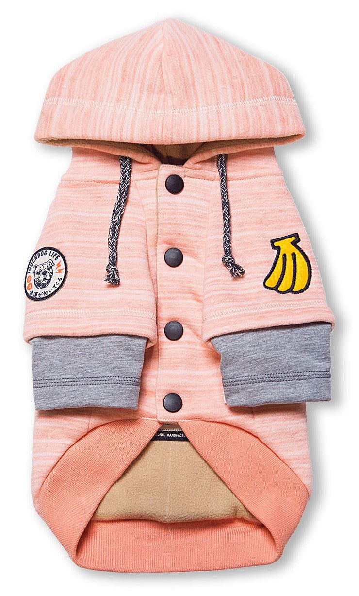 Touchdog Hampton Beach Designer Ultra Soft Sand-Blasted Cotton Pet Dog Hoodie Sweater - Renee Lane Company