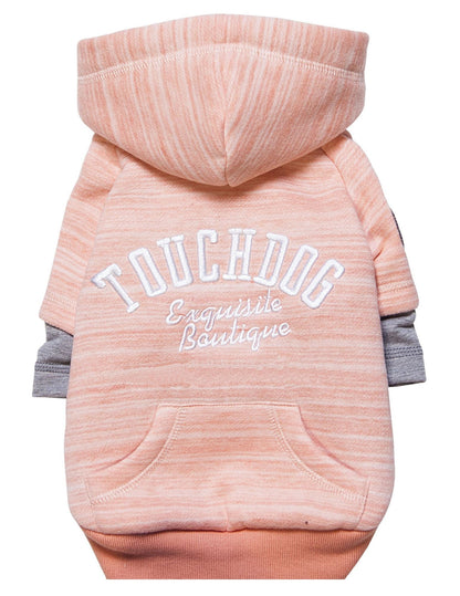Touchdog Hampton Beach Designer Ultra Soft Sand-Blasted Cotton Pet Dog Hoodie Sweater - Renee Lane Company