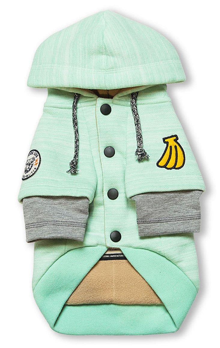 Touchdog Hampton Beach Designer Ultra Soft Sand-Blasted Cotton Pet Dog Hoodie Sweater - Renee Lane Company