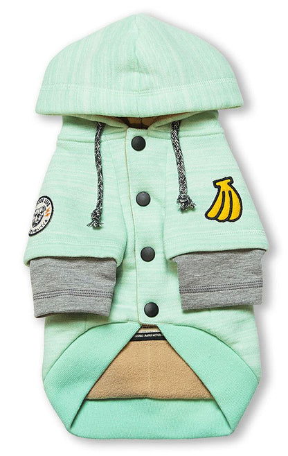 Touchdog Hampton Beach Designer Ultra Soft Sand-Blasted Cotton Pet Dog Hoodie Sweater - Renee Lane Company