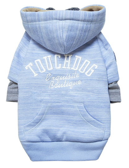 Touchdog Hampton Beach Designer Ultra Soft Sand-Blasted Cotton Pet Dog Hoodie Sweater - Renee Lane Company