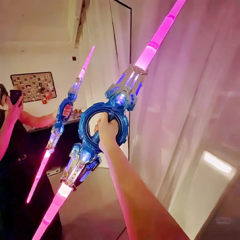 Toy Double Ended Retractable Double Edged Lightsaber - Renee Lane Company
