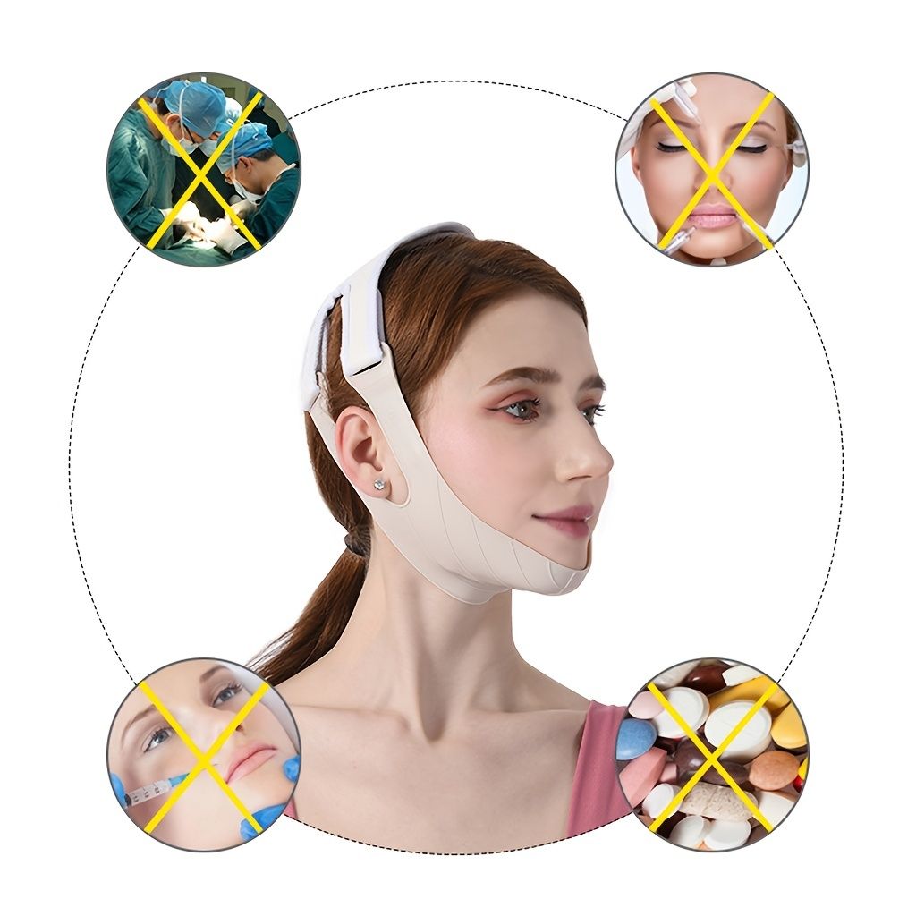 Transform Your Face Instantly with Silicone Face Shaping Bandage - Women's V-Line Face Shaper! - Renee Lane Company