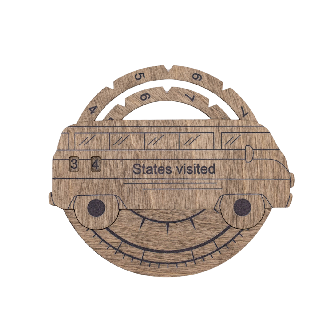 Travel Tracker 3D Wooden USA Map – Terra - Renee Lane Company