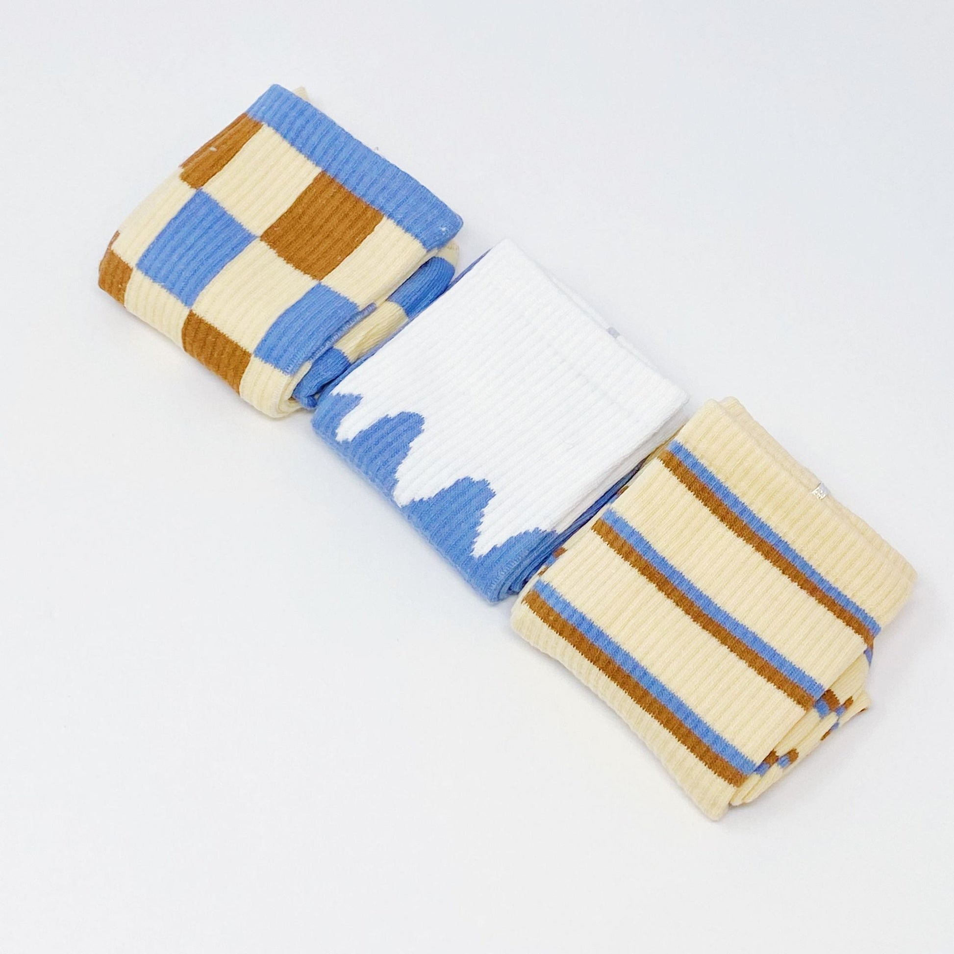 Trendy Pattern Trio Socks Set - Renee Lane Company