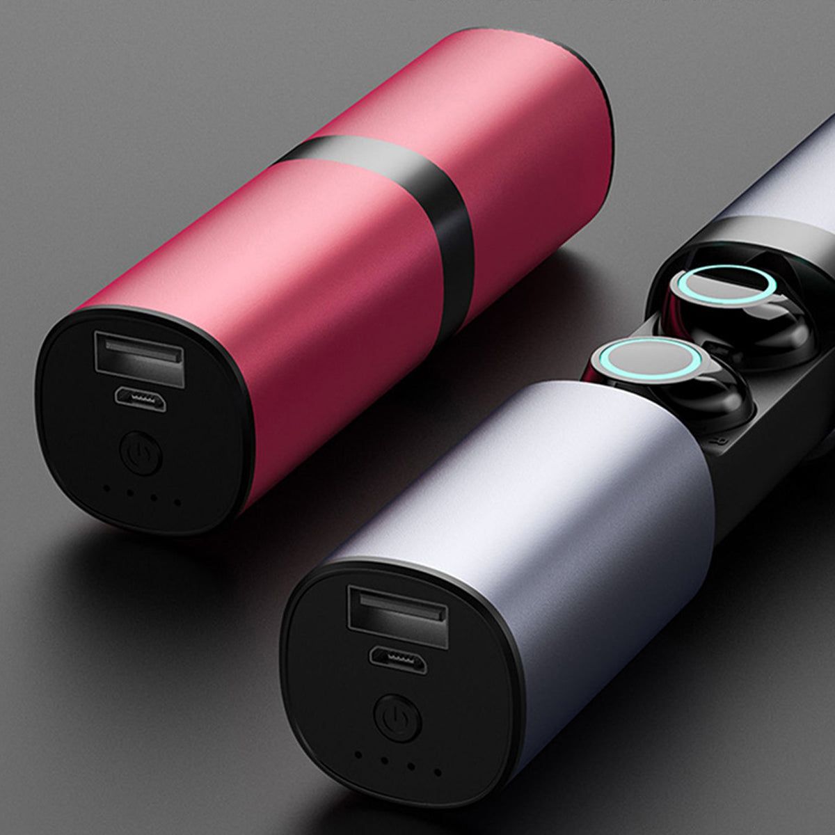 True Twin 2 In 1 Wireless Headphones With Powerbank - Renee Lane Company
