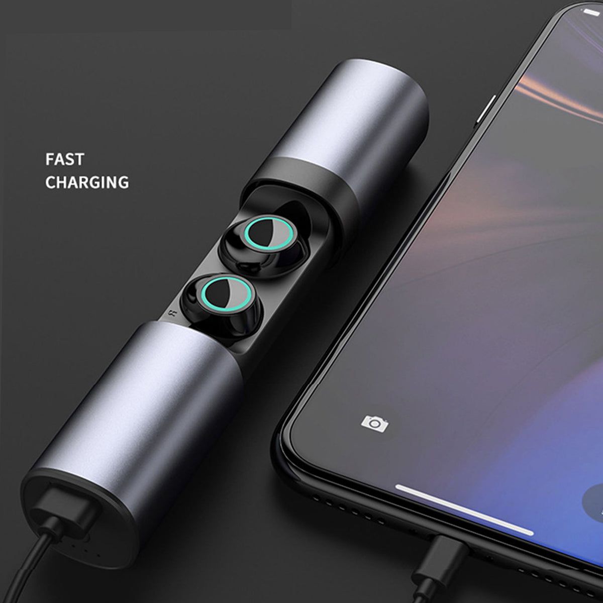 True Twin 2 In 1 Wireless Headphones With Powerbank - Renee Lane Company