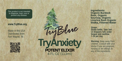 TryAnxiety Potent Elixir Mix - Renee Lane Company