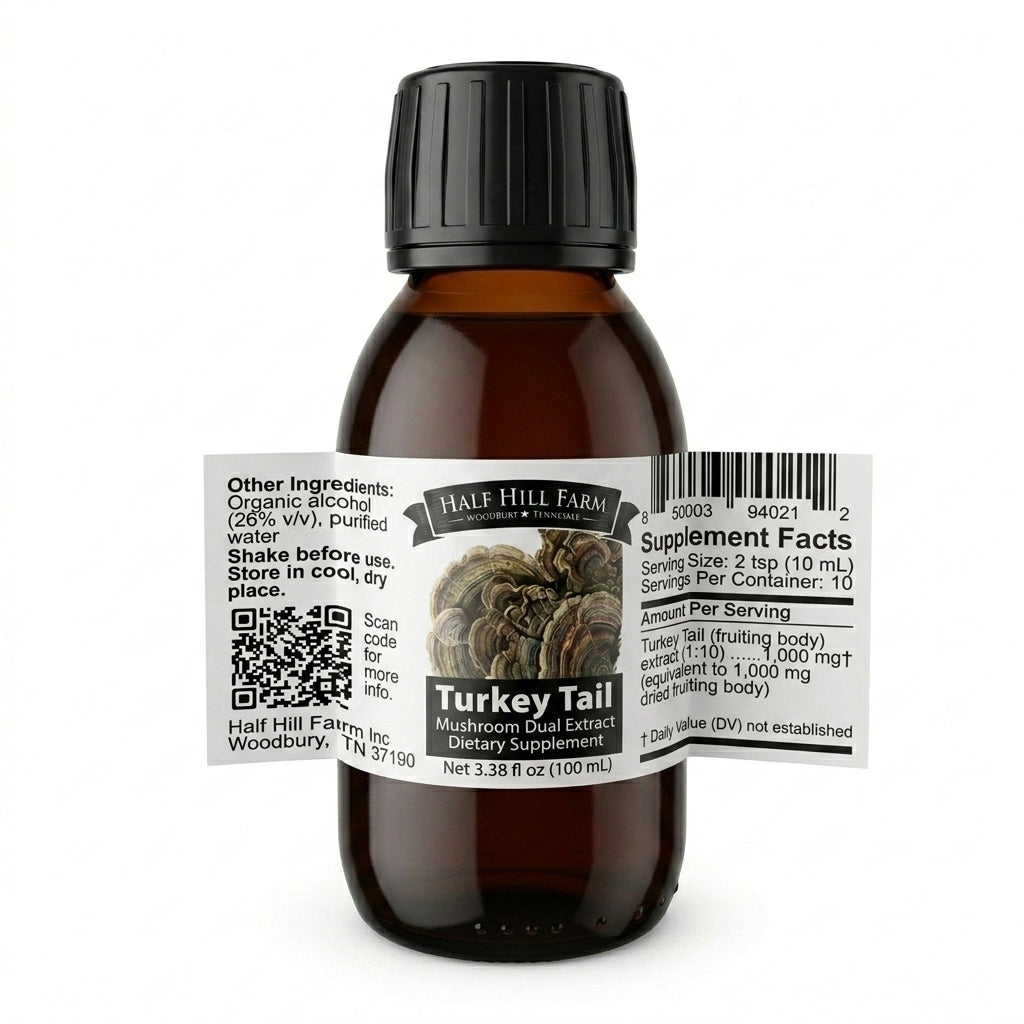 Turkey Tail Mushroom Dual Extract - Renee Lane Company
