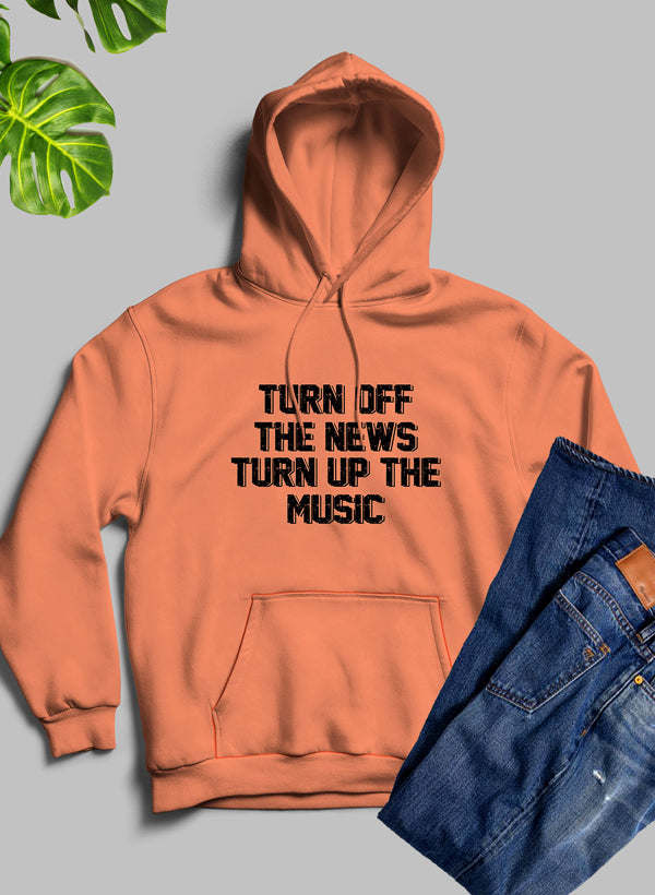 Turn Up The Music Hoodie - Renee Lane Company