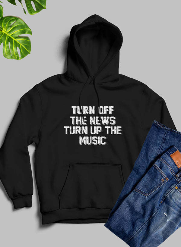 Turn Up The Music Hoodie - Renee Lane Company