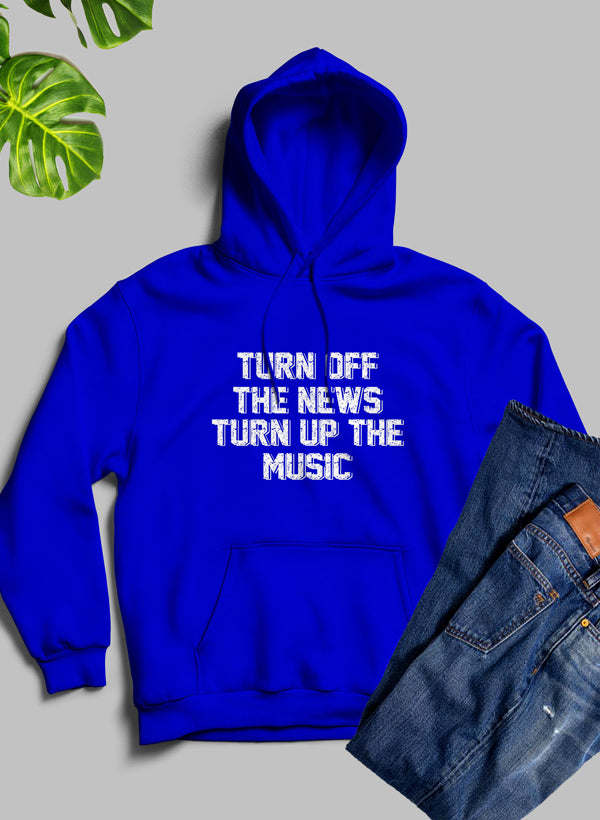 Turn Up The Music Hoodie - Renee Lane Company