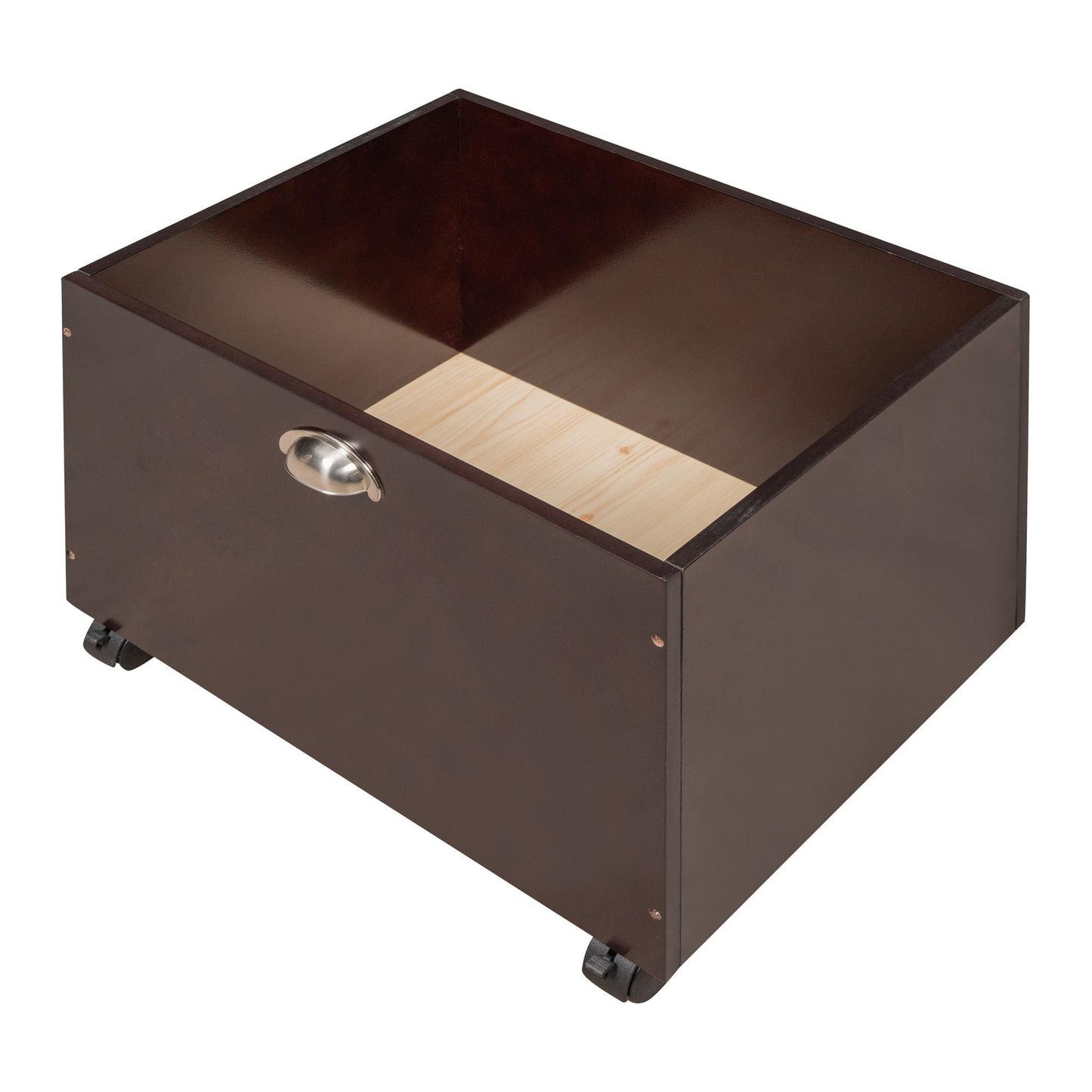 Twin size Loft Bed Wood Bed with Two Storage Boxes - Espresso ( old sku: LP000075AAP ) - Renee Lane Company